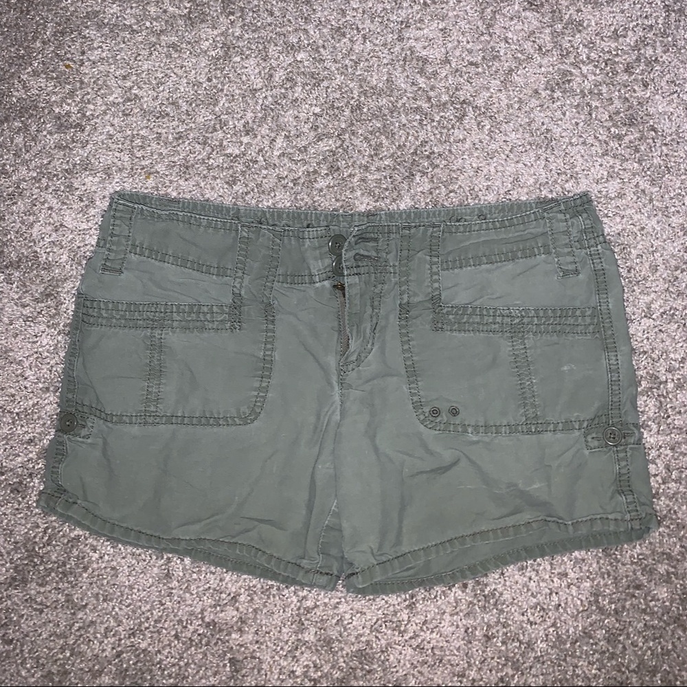 Hollister Jr Pacific Merchants Green Shorts size 3 - Picture 3 of 12